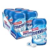 Mentos Kaugummi Pure Fresh Mint, 6 Boxen zuckerfreie Chewing...