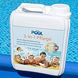 3-in-1 Flüssigkeit, Poolreinigung Wasserpflege - Ideale 2 L...