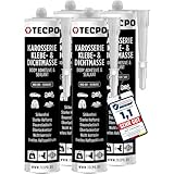 TECPO Karosseriekleber 370g Karosserie Kleber und Dichtmasse Klebstoff Dichtmittel silikonfrei dauerelastisch überlackierbar (4x 370 g)
