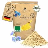 4 kg BIOLAND Leinsamenmehl GOLD | aus 100% deutscher, goldener Leinsaat | Goldleinmehl frisch gemahlen. Vegan. Low Carb & Keto geeignet. Protein- & Ballaststoffreich. Regional.