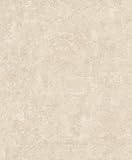 rasch Tapete 467543 aus der Kollektion Vincenza – Vliestapete in Beige im Beton-Design – 10,05m x 53cm (L x B)