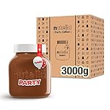 Ferrero nutella (R) im großen Glas – Nuss-Nugat-Creme für die Frühstücksparty – 1 x 3 kg