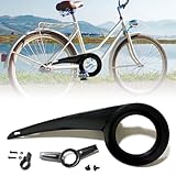 Fahrradkettenschutz, Kettenschutz Mountainbike, Rad Ketten Schutz Kettenkaste, Fahrrad Kettenschutz Kettenschaltung Kettenschutz Fahrrad für 32-38T Fahrradzubehör 48x18cm