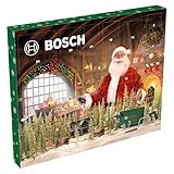 Bosch 41-tlg. Adventskalender 2025 (Set mit Bügelsäge, Bit-Schraubendreher mit T-Griff, Schraubendreherbits, Aufbewahrungstasche, Zubehör Handwerkzeug)