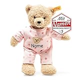 STEIFF Teddy and Me Teddybär mit Namen, Rosa Schlafanzug Kuscheltier, Niedlicher Bär Plüschtier Stofftier für Mädchen, Schmusetier Geschenk zur Geburt, Weihnachten, Geburtstag kaufen