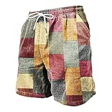 RUMAOZIA Herren Shorts Sommer Hawaii Kurze Hose Boardshort Strandshorts Surf Shorts for Strand Wassersport Urlaub Druck Strand Shorts Leichte Atmungsaktiv Boardshorts Leicht Kurz Hosen