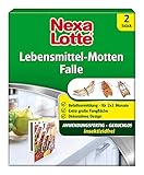 Nexa Lotte Lebensmittel-Motten Falle, Mottenbekämpfung, insektizidfreie Klebefalle gegen Nahrungsmittelmotten, 2 Fallen, Blau