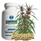 Echtes HERZGESPANNKRAUT 120 Kapseln Herzgespann [Herz & Kreislauf] HerzGesundKraut nach Hildegard von Bingen (Motherwort Leonurus Cardiaca) 100% NATUR PUR! Ohne ZUSATZSTOFFE 26865-120