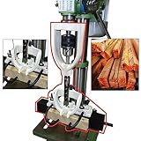 Holzbearbeitungsbohrmaschine mit 4 Bits – Präzisions-Tischfräse für präzises Bohren und Einstecken
