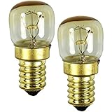 PHILIPS 2x Backofenlampe 15W E14 SES, 230V, 49x22mm, 2700K EEK=E - [Energieklasse E]