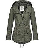 ONLY Damen Onlnew Lorca Spring Parka Jacket CC OTW Parka, per Pack Grün (Grape Leaf Grape Leaf), 42 (Herstellergröße: XL)