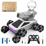 ZQIN Ferngesteuertes Auto, 1:16 Ferngesteuertes ab 3 4 5 6 8 10 Jahre Jungen, 2,4GHz 8WD Stunt und Handsteuerung Monstertruck,RC Auto mit Fernbedienung mit LED Lights und Wasserpistole (8 Räder)