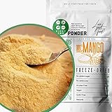 Gefriergetrocknete Mango Pulver | Ohne Zuckerzusatz Fruchtpulver Gefriergetrocknet | Freeze Dried Mango Fruit Powder Mango Gefriergetrocknet | Mango Getrocknet Polvere Keine Zusätze | ZingyZoo (100g)