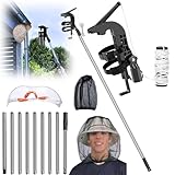 Wespenspray- VerläNgerungsstangen Adapter | SprüHdosen VerläNgerung Mit 3.6m Teleskopstange Thread 3/4', Einstellbarer Winkel SprüHstange FüR Wespenschaum/Wespenspray Spray, Spritzlackierung (B)