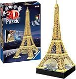 Ravensburger 3D Puzzle 12579 - Der Eiffelturm Night Edition...