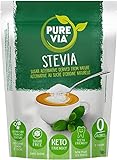 Pure Via Stevia Blatt Süßungskügelchen 1kg - Natürliches Süßungsmittel – VORTEILSPACK, Entspricht 2kg Zucker