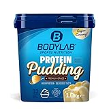 Bodylab24 Protein Pudding Vanille 1000g, mit bis zu 25g Eiweiß (aus Whey Protein) pro Portion, schnelle und einfache Zubereitung, ideal als proteinreiche Alternative
