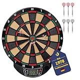 Best Sporting elektronische Dartscheibe Bristol Evolution I Dartboard mit abwechslungsreichen Spielvarianten I Dartscheibe für Zuhause I elektrischer Dartautomat mit Soundeffekten