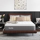 Novilla Matratze 140x200 cm, 25 cm Höhe Härtegrad H4 Kühlende & atmungsaktive 7-Zonen Kaltschaummatratze, Memoryschaum & Komfortschaum Rollmatratze, Oeko-TEX Zertifiziert Abnehmbarer waschbarer Bezug