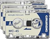 Grundig GGM4500 Diktiergeräte - Zubehöre Micro-Kassette MC45 3 Stück