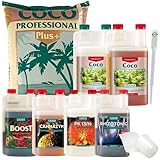 Canna Coco Natural 50 Liter - Blumenerde Substrat Kokoserde Anzuchterde Palmenerde Rindenmulch Gartenerde Pflanzerde Grow (Coco Set All)