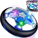 lenbest Air Power- Fussball Geschenke Jungen - LED Wiederaufladbar Indoor Fußball Kinder - Kinderspielzeug Kinder Spielzeug ab 3 4 5 6 7 8 9 10 Jahre Jungen - Hover Ball