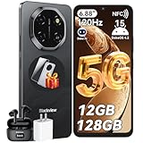 Blackview Shark 6 Handy 5G Ohne Vertrag 12GB+128GB/2TB TF...