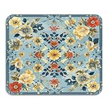 Trendige elegante Abtropfmatte mit Blumenmotiv, rutschfest, saugfähig, Kieselgur, Küchenmatte zum Trocknen von Geschirr, Küchentheke, Gadgets