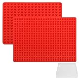 RAFIYU Backmatte Hundekekse,2 PCs Silikon Backmatte mit...
