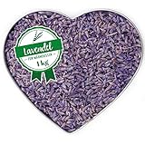 NATUR Premium Lavendel 1 kg Lavendelblüten getrocknet ohne Zusätze - Duftintensiv und naturbelassen, sonnen getrockneter Lavendelblüten zum Füllen von Duftkissen, Duftsäckchen, Lavendelsäckchen