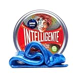 Intelligente Knete - Das Original! Saphir mit Glitzer-Effekt - Kinderknete und Therapieknete in einem - Besser als jeder Stressball! Für Kinder und Erwachsene (Standard-Dose, 80g)