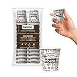 100 Espresso pappbecher kaffee 75ml - Biologisch abbaubare...