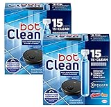 botClean Bodenreiniger Flüssigkeit für Saugroboter mit Wischfunktion (2x [15 x 18ml])