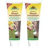 Gardopia Sparpaket - Neudorff Malusan Wundverschluss Pinseltube, Baum Wundbalsam, 2 x 275 ml, Plus Zeckenzange mit Lupe