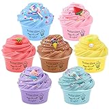 Mini Butter Slime Set,7 Pack Schleim Kinder Make Your Own Slime Kit,weich und Nicht klebend, DIY duftende Schleim Party, Party Favour, Putty Toys for Girls and Boys.