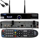 OCTAGON SF8008 4K TWIN Supreme UHD HDR TV Receiver - 2X DVB-S2X Satellit Twin Receiver, E2 Linux Smart TV Box, EasyMouse HDMI, 2.4/5G Dual-Band WiFi, Aufnahmefunktion, M.2 SSD Schnittstelle