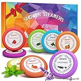 Linkax Shower Steamers Geschenke für Frauen, Badebomben 8 Stück 8 Düfte Badekugeln Badezusätze, Geburtstagsgeschenk für Frauen Mama Oma Freundin, Kleine Entspannung Dankeschön Geschenkset