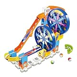 VTech Marble Rush - Fun Fair Set M300 E – Interaktive Murmelbahn mit spannenden Bahnelementen, verschiedenen Aufbaumöglichkeiten und Wegführungen – Für Kinder von 4-12 Jahren