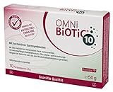 OMNi BiOTiC 10 | 10 Portionen (50g) | 10 Bakterienstämme | 10 Mrd. Keime pro Tagesdosis | Pulver | Mit Inulin | Vegan | Glutenfrei | Lactosefrei | Zur täglichen Anwendung