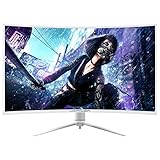 LC-POWER LC-M39 -QHD-165-C 39 Zoll（ 97,79 cm） QHD Gaming Curved Monitor (165Hz, 2560x1440, FreeSync, HDR 400, 4 ms,VA-Panel, 99% sRGB, 3000R), weiß