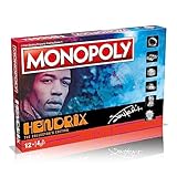 Jimi Hendrix Monopoly Brettspiel, Advance to Band of Gypsys, Electric Ladyland and Axis Bold as Love, Expand Your Empire and Trade Your Way to Victory, Gift for Players Aged 8 Plus