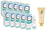 Otriven Meerwasser Nasenspray mit Eukalyptus Sparpack 10 X20 ml inkl. einer hochwertigen Handcreme Marke Faar-Apo