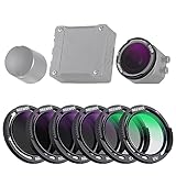 NEEWER ND Filter Set, kompatibel mit DJI O3 Air Unit, 6er Pack (UV/CPL/ND8/ND16/ND32/ND64), Zubehör für DIY FPV Drohnen Objektivfilter, Multi Nano beschichtetes HD optisches Glas/Aluminiumrahmen