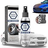 KARELLS Rust Remover Spray,Flaschen Rostlöser,Rostlöser Spray,Flugrostentferner Auto,Rostentferner Metall,Rust Remover Spray,Mehrzweck-Entrostungsreiniger,Iron Powder Remover for Car 30ml