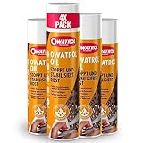 OWATROL® Rostschutz Spray 4 x [ 300ml ] - Für Metalle, Kunststoff, Glas, Holz, Farben & Lacke - Grundierung Spray Autolack - Rostumwandler Spray Auto - Korrosionsschutz Haftgrund Spray