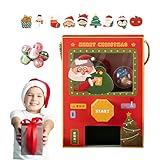 qiyifang Weihnachtsautomaten, Weihnachtspapier DIY Automat mit Herausforderungskarte | Festlicher Süßigkeitenspender, kreative Geschenkbox für Kinder, Geschenk, Überraschung