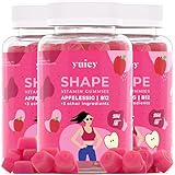 SHAPE Apfelessig Gummies - hochdosiert (500mg) mit Vitamin B12, Folsäure & Rote Beete. Ideal für den Stoffwechsel. Alternative zu Kapseln, Pillen, Tabletten. Vegan, Made in Germany - yuicy (180 Stk.)