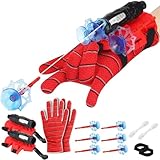 Launcher Handschuhe, 2 Stück Spider Launcher Handschuh, Launcher Spielzeug, Held Launcher, Cosplay Glove Launcher, Handgelenk Spielzeug Set, EIN Geschenk für Fans