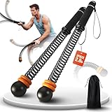 Battle Ropes, Gewichtete Trainingsseile, der neuen Generation Verstellbares Ropeless Fitnessseile, Verbesserte Ergonomie für eine optimierte Handhabung und höhere Mobilität(Kostenlose Tasche)