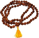 Wonder Care - Rudraksha Meditation Mala, 5 Mukhi Rudrakasha...